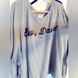 Schitts creek plus size sweatshirt.